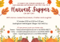 Harvest Supper